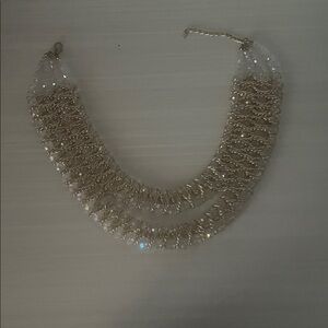 Elegant Gold and Silver Chain Necklace